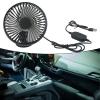 FACULX Car Fan, Portable USB Cooling Fan USB Single Head Car Dashboard Adjustable, for 360 Degree Rotation, 3 Speeds Strong Wind, for Car Dashboard, Desk Fan for SUV/RV/Truck(suction cup) view 3