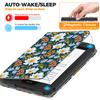 VORI Stand Case for 7"/6.8" Kindle Paperwhite (12th/11th Generation-2024/2021) and Kindle Colorsoft Signature Edition, PU Leather Case Smart Protective Cover with Auto-Wake/Sleep, Floral Bloom view 3