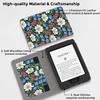 VORI Stand Case for 7"/6.8" Kindle Paperwhite (12th/11th Generation-2024/2021) and Kindle Colorsoft Signature Edition, PU Leather Case Smart Protective Cover with Auto-Wake/Sleep, Floral Bloom view 4