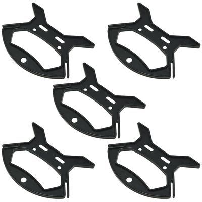 FMHXG 5PCS Nylon Rope Winder with No Rope Included 11.2x9.1cm Cord Organizer Power Strip Cord Reel Suitable for Organizing String Lights Charging Cables Fishing Lines Black