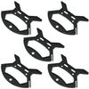 FMHXG 5PCS Nylon Rope Winder with No Rope Included 11.2x9.1cm Cord Organizer Power Strip Cord Reel Suitable for Organizing String Lights Charging Cables Fishing Lines Black view 1