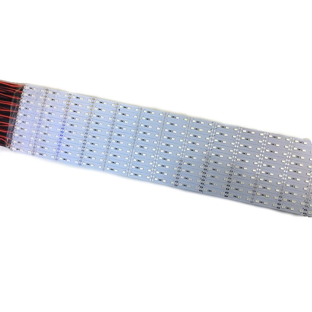 UFDIPLMY 6pcs LED Hard Rigid Lights SMD 5730 50cm Strip Light White/Warm White/RED/Green/Blue(Color:White Color,Size:12V)