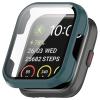 Screen Protector Compatible for SKG V7/SKG V7 Pro Watch Case, All-Round PC Case Compatible for SKG V7/SKG V7 Pro Smartwatch (Green/Apricot/Blue) view 3