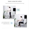 Bedside Desk C-Shaped Base Laptop Desk Home Office Mobile Lap Table, Laptop Computer Stand Bedside Table Portable Side Table for Bed Sofa, Days Overbed Table Wheels Side Table view 3