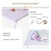 Bedside Desk C-Shaped Base Laptop Desk Home Office Days Overbed Table, Laptop Tray Table Stand Laptop Table Adjustable Portable for Sofa Bed Wheels Side Table view 4
