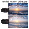 PATIKIL 58mm Camera Lens Hood, 2Pcs Flower Lens Hood Protector with Cloth for Anti-Reflection Blocks Excess Sunlight Enhance Camera Photography for Nikon, for Fujifilm, for Pentax view 4