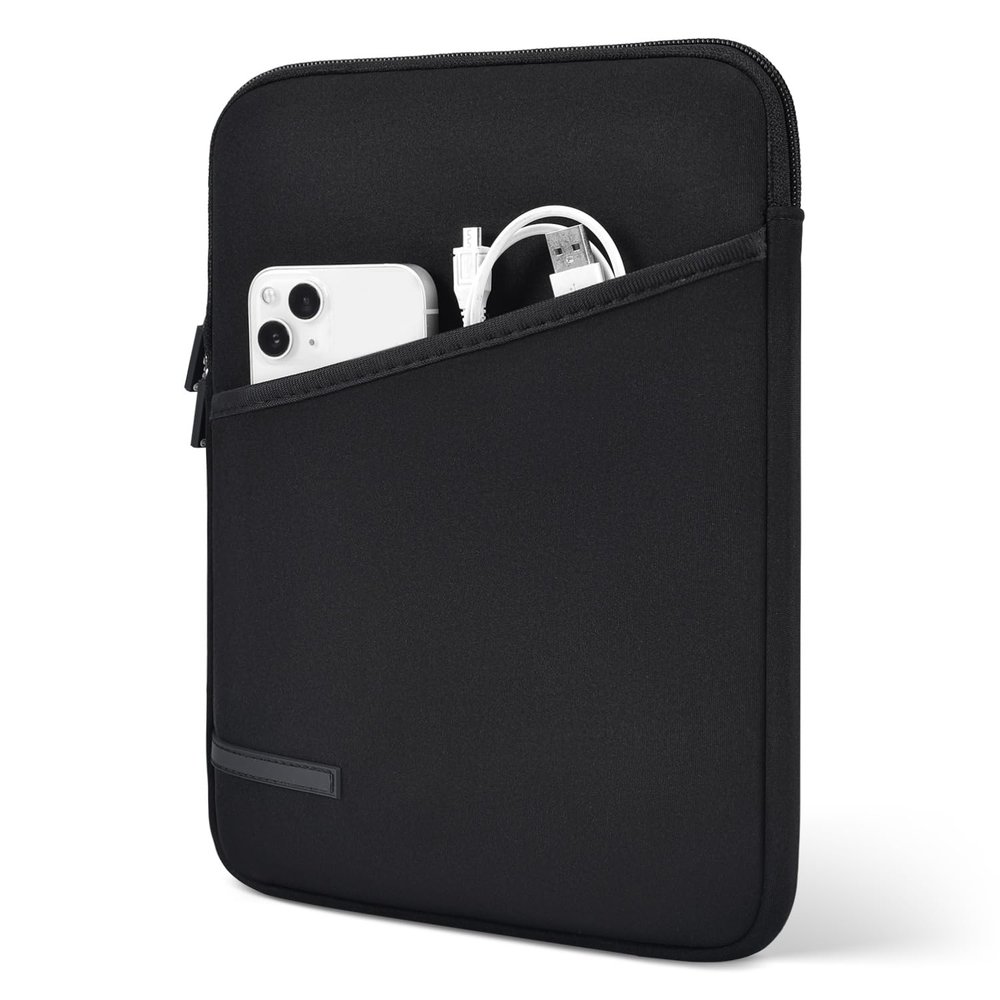 9-11 Inch Tablet Sleeve for 11 inch iPad Pro M5 M4 & Air M2 M3 2025, iPad A16 11th, 10.9 Air 5/4th, Galaxy Tab A9+/ S9 S8 Bag,Black
