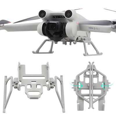 Tosiicop Mini 3 Pro Landing Gear Foldable - for DJI Mavic Mini 3 Mini 3 Pro Drone Accessories Extension Kit Quick-Release Landings Gears Legs
