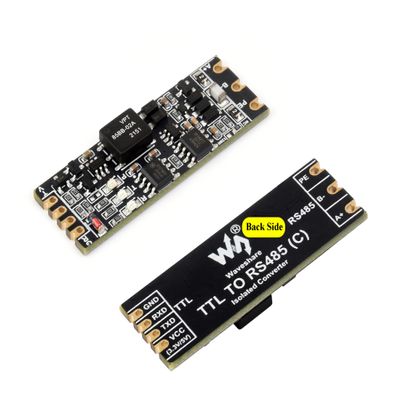 UeeKKoo Galvanic Isolated TTL to RS485 Converter, TTL/RS485 Standard, Converting TTL Signal Into Differential RS485 Signal, Supports Half-Duplex Communication, Multi-Isolation Protection