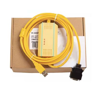 USB-MR-CPCATCBL3M for Servo MR-J2S/J2 Debug Cable Communication Data Download Cable Programming Cable Stable Transmission Electromagnetic Isolation FT232RL Chip Yellow 3 Meter