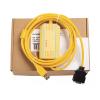 USB-MR-CPCATCBL3M for Servo MR-J2S/J2 Debug Cable Communication Data Download Cable Programming Cable Stable Transmission Electromagnetic Isolation FT232RL Chip Yellow 3 Meter view 1