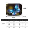 13 inch Laptop Sleeve Bag Beautiful blue butterfly Laptop Bag Shockproof Computer Carrying Cover Slim Briefcase Handbag view 2
