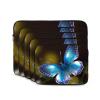 13 inch Laptop Sleeve Bag Beautiful blue butterfly Laptop Bag Shockproof Computer Carrying Cover Slim Briefcase Handbag view 3