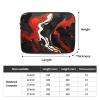 13 inch Laptop Sleeve Bag black and red marble Laptop Bag Shockproof Computer Carrying Cover Slim Briefcase Handbag view 2