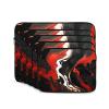 13 inch Laptop Sleeve Bag black and red marble Laptop Bag Shockproof Computer Carrying Cover Slim Briefcase Handbag view 3
