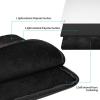 13 inch Laptop Sleeve Bag black and red marble Laptop Bag Shockproof Computer Carrying Cover Slim Briefcase Handbag view 4