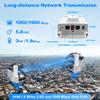 Dual 1Gbps Ethernet Port Point to Point WiFi Extender Long Range Bridge, 5.8GHz 3KM 1000Mbps Starlink WiFi Extender Signal Booster, Outdoor Wireless Bridge with 18dBi High Gain Antenna, 2 Pack view 3