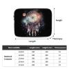 15 inch Laptop Sleeve Bag Dream Catcher and Stars Laptop Bag Shockproof Computer Carrying Cover Slim Briefcase Handbag view 2