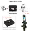 22PCS Camera Screws Set,1/4" and 3/8" Threaded Converter Screws Flash Shoe Mount for DSLR Camera/Tripod/Flash Light/Quick Release Plate.1/4" Stainless Steel D-Ring Screws view 4