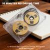 Gugxiom Reel to Reel Blank Cassette Tape, Double Sided Metal Audio Cassette Tape with 50 Minutes Recording Time, Ideal for Music Recording view 4