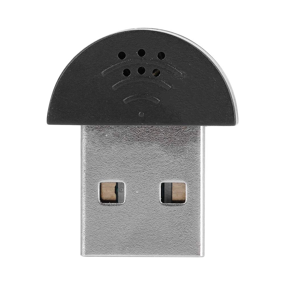Pissente USB Mini Studio Speech Microphone Recording, Portable USB Mini Studio Speech Microphone with High Sensitivity for PC Or for Skype Chat RecordingYoutube Etc (Black)