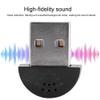 Pissente USB Mini Studio Speech Microphone Recording, Portable USB Mini Studio Speech Microphone with High Sensitivity for PC Or for Skype Chat RecordingYoutube Etc (Black) view 3