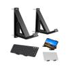 NOTMBESTM Universal Wall Mount Storage Organizer for Keyboard/Laptop/Tablet, Wall Display Rack Holder for Electronics, Compatible with Wall Hangers for Pictures/Paintings/Frames/Books (Black) view 1