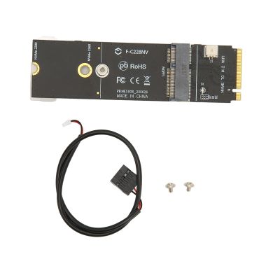 MUNEFE M.2 A E Key to M.2 M Key Card, Stable M.2 A E Key to M.2 M Key, SSD Riser Card for M.2 SSD Network Card