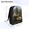 JHLMN Backpack Lake Mountain Travel Casual Laptop Backpack Waterproof Hiking Daypack For Men Women view 2