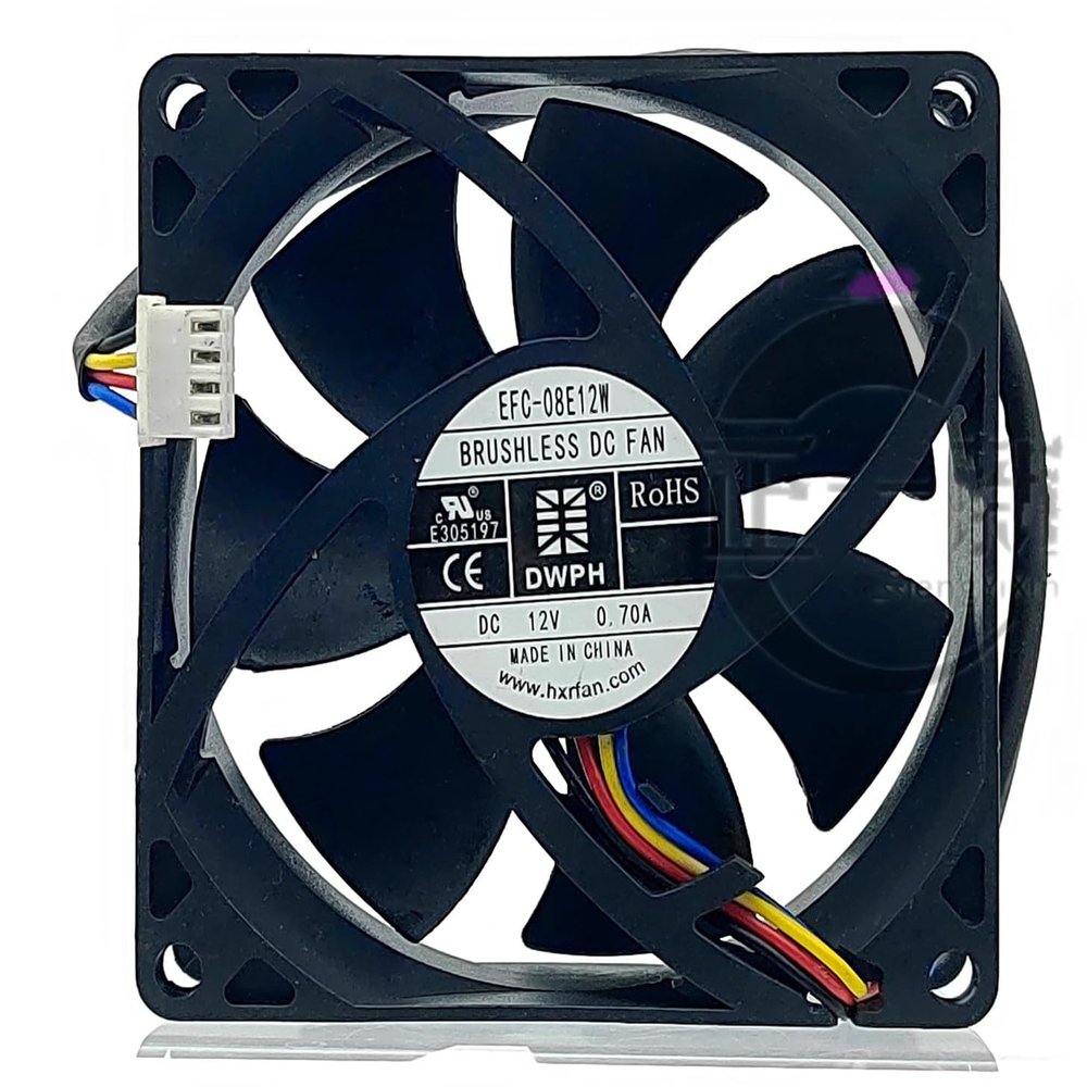 AJSWISH 8025 12V 0.7A Cooling Fan for Desktop Computers