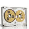 Reel to Reel Blank Audio Cassette Tape, 55 Minutes Recording Time, Metal Plated Wheels Audio Cassette Tape, Ideal for Music Recording view 1