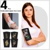 Vabean 4 Pcs PICC Line Cover Sleeve PICC Upper Arm Cover Soft Breathable Elastic Line Sleeve for Women Men Adult(Large,Black Color) view 4