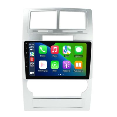 4+64GB 8-Core Car Radio Stereo for Dodge Charger Magnum 2008 2009 2010 Head Unit, 9" QLED Touch Screen Android 13 GPS Navigation Multimedia Player with Car-Play Android Auto