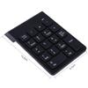 Mini Number Pad Numpad 18 Keys Keyboard, Mini Number Pad Spill Dust Proof, Compatible USB Numeric Keypad Numeric Keypads view 3