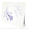 Shooting Stars Stencil, 4.5 x 4.5 inch - Mix Media Layering Celestial Shooting Star view 4