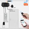 HERNAS Smart Phone APP Unlocking Access Control System Kit, with Remote Controllers/Electric Mortise Lock/Power Adapter/Metal Shell Exit Button, Lock Delay Time Adjustable view 2