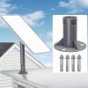 Fixed Base for Starlinnk Gen2Starlinnk Gen2 Pole MountShort Model, StarlinnkV2 Stainless Steel Pipe AdapterStarlink Mounting kit for StarlinnkGen 2 Receiver -Dark Gray view 1