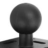 Keenso Aluminum Alloy 1in Ball Mount Base with AMPS Hole, Non Slip Rubber Injection Molded Ball, for B Size 1in Dual Socket Arm view 2