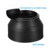 PATIKIL 52mm Camera Lens Hood, 2Pcs Rubber Collapsible Lens Protector Anti-Reflection Blocks Excess Sunlight Enhance Camera Photography for Nikon, for Fujifilm, for Pentax, for Leica view 3