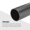 MECCANIXITY 2.5 Inch PVC Rigid Tube Round Pipe Hardware Tubing 57mm ID 63mm OD 20cm/8" Length Dark Grey High Impact for Water Pipe view 4