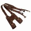 Dual Leather Rivet Double Shoulder Camera Strap Harness Accessory, Dual Camera Harness, Camera Harness for 2 Cameras for Secure Camera and Lens, Soft Shoulder Pad for Comfortable Wear view 2