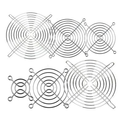 10PCS Silvery Metal Wire Finger Protector Guard PC DC Fan Grill 30mm 40mm 50mm 60mm 70mm 80mm 90mm 120mm 135mm 140mm 170mm 200mm(Color:10Pcs 70mm grill)