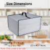 CouldyCasi Printer Dust Cover Anti-Static Heavy Duty Waterproof Nylon fabric Printer Protective Cover Case Compatible with HP DeskJet 2855e/2755e Wireless All-in-One Color Inkjet Printer view 3