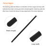 MECCANIXITY Fastening Hook and Loop Cable Tie 23.6 x 0.7 Inch Reusable with Buckle Adjustable Multi-Purpose Wire Strap for Cord Management Black, Pack of 10 view 4