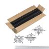 100Pieces Black 80mm Fan Grills 80x80mm Metal Wire Finger Guard For CPU Fan DC Fan Grill Guard Protector view 2