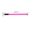 MECCANIXITY Fastening Hook and Loop Cable Tie 13.7 x 0.7 Inch Reusable with Buckle Adjustable Multi-Purpose Wire Strap for Cord Management Pink, Pack of 10 view 2