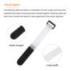 MECCANIXITY Fastening Hook and Loop Cable Tie 5.9 x 0.7 Inch Reusable with Buckle Adjustable Multi-Purpose Wire Strap for Cord Management White, Pack of 10 view 4