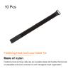 MECCANIXITY Fastening Hook and Loop Cable Tie 15.7 x 0.9 Inch Reusable with Buckle Adjustable Multi-Purpose Wire Strap for Cord Management Black, Pack of 10 view 3