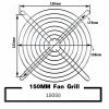 10PCS Silvery Metal Wire Finger Protector Guard PC DC Fan Grill 30mm 40mm 50mm 60mm 70mm 80mm 90mm 120mm 135mm 140mm 170mm 200mm(Color:10Pcs 150mm Grill) view 2