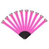 MECCANIXITY Fastening Hook and Loop Cable Tie 11.8 x 0.9 Inch Reusable with Buckle Adjustable Multi-Purpose Wire Strap for Cord Management Pink, Pack of 10 view 1